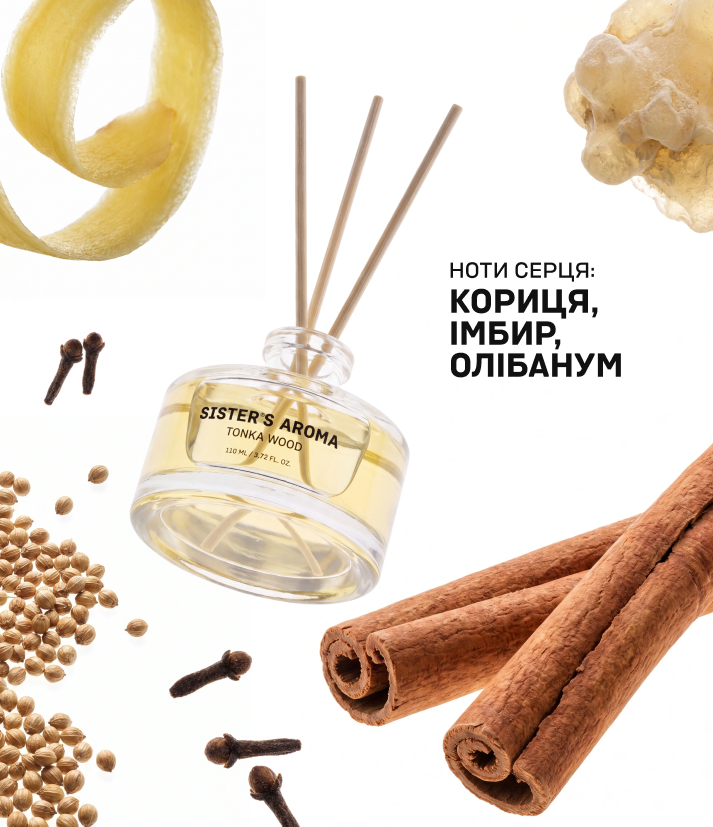 Аромат для дому TONKA WOOD (tobacco vanille)